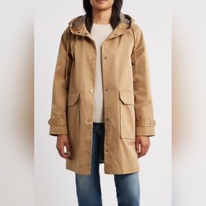 Bernardo Water Resistant Hooded Rain Jacket Size XS